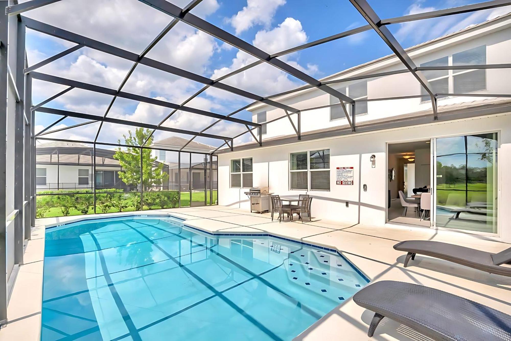 Family Resort - 6Br Mansion - Private Pool, Home Theater, Bbq And More キシミー エクステリア 写真